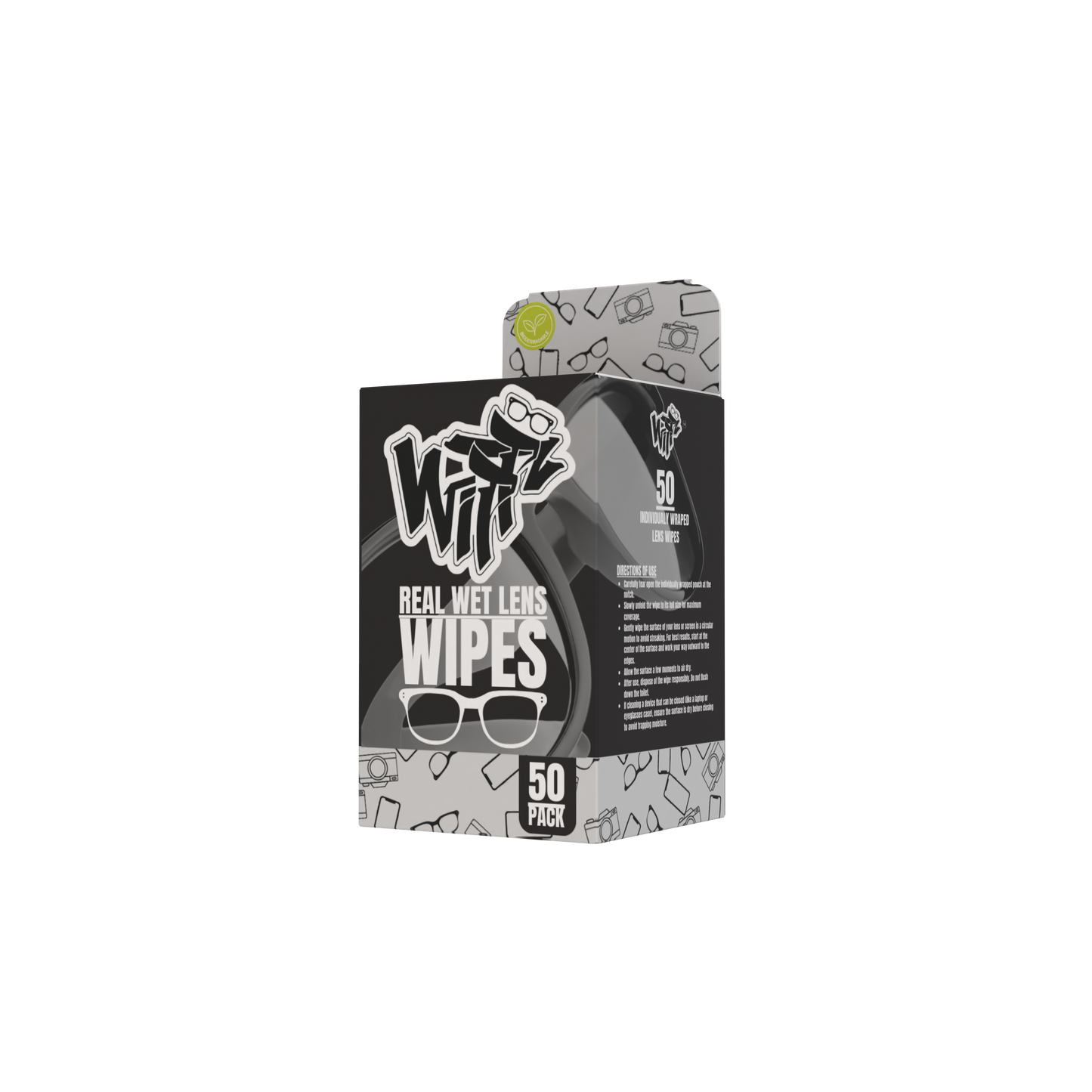 WiPPZ® Real Wet Wipes 50 Pack